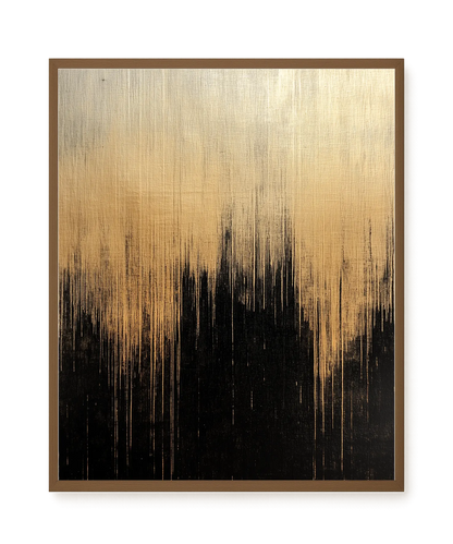 Elegant Dark Abstraction Canvas Wall Art