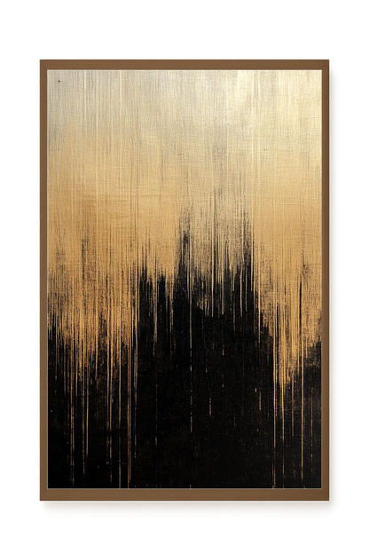 Elegant Dark Abstraction Canvas Wall Art