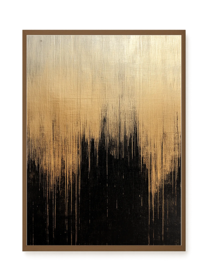 Elegant Dark Abstraction Canvas Wall Art
