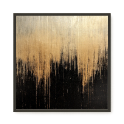 Elegant Dark Abstraction Canvas Wall Art