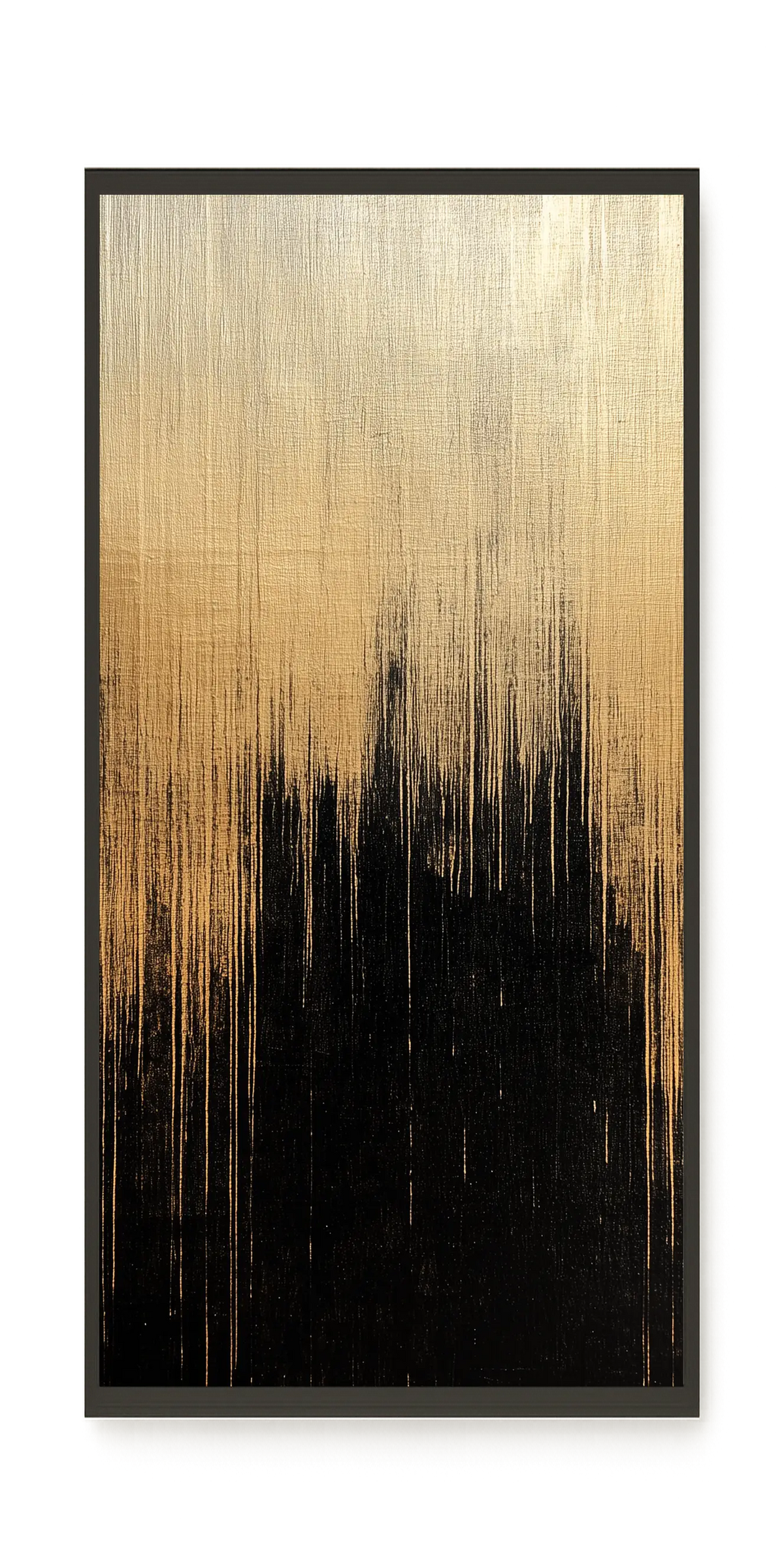 Elegant Dark Abstraction Canvas Wall Art