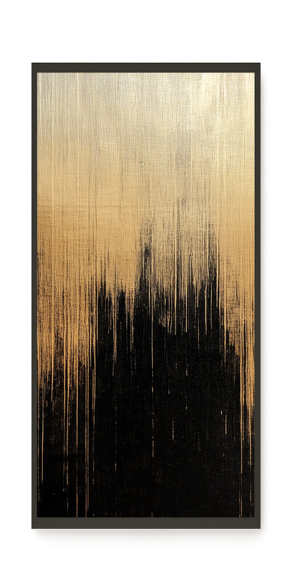 Elegant Dark Abstraction Canvas Wall Art