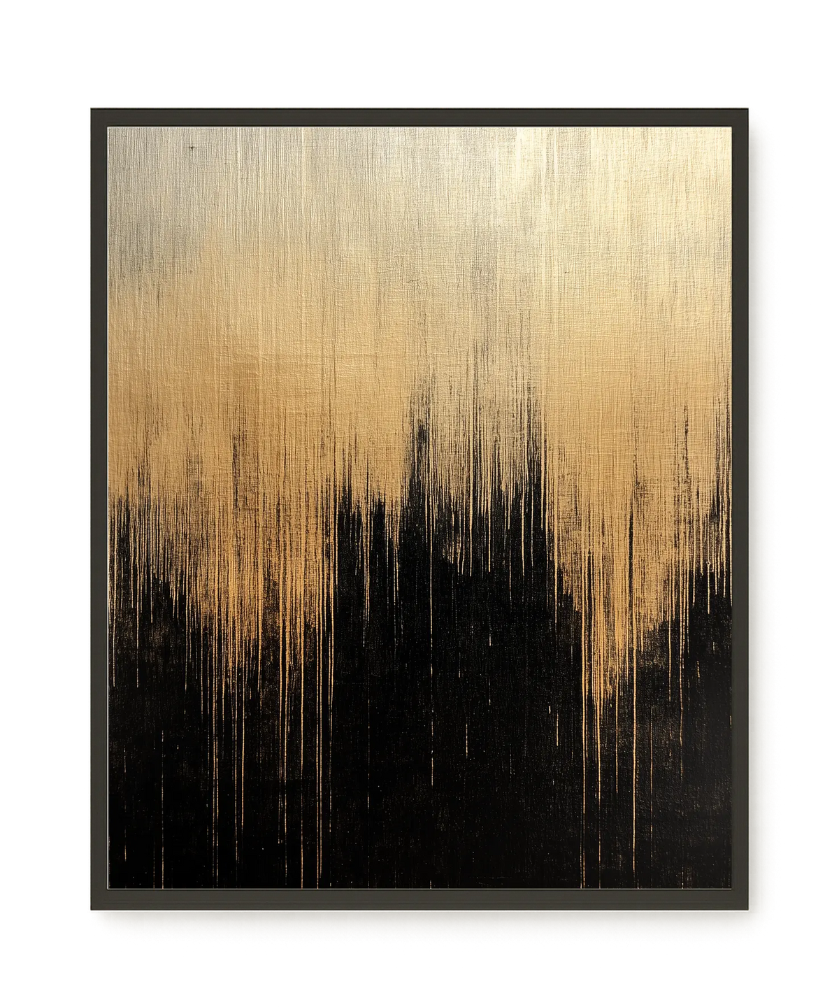 Elegant Dark Abstraction Canvas Wall Art