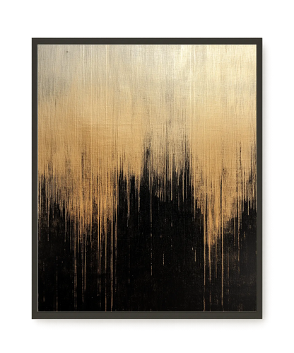 Elegant Dark Abstraction Canvas Wall Art