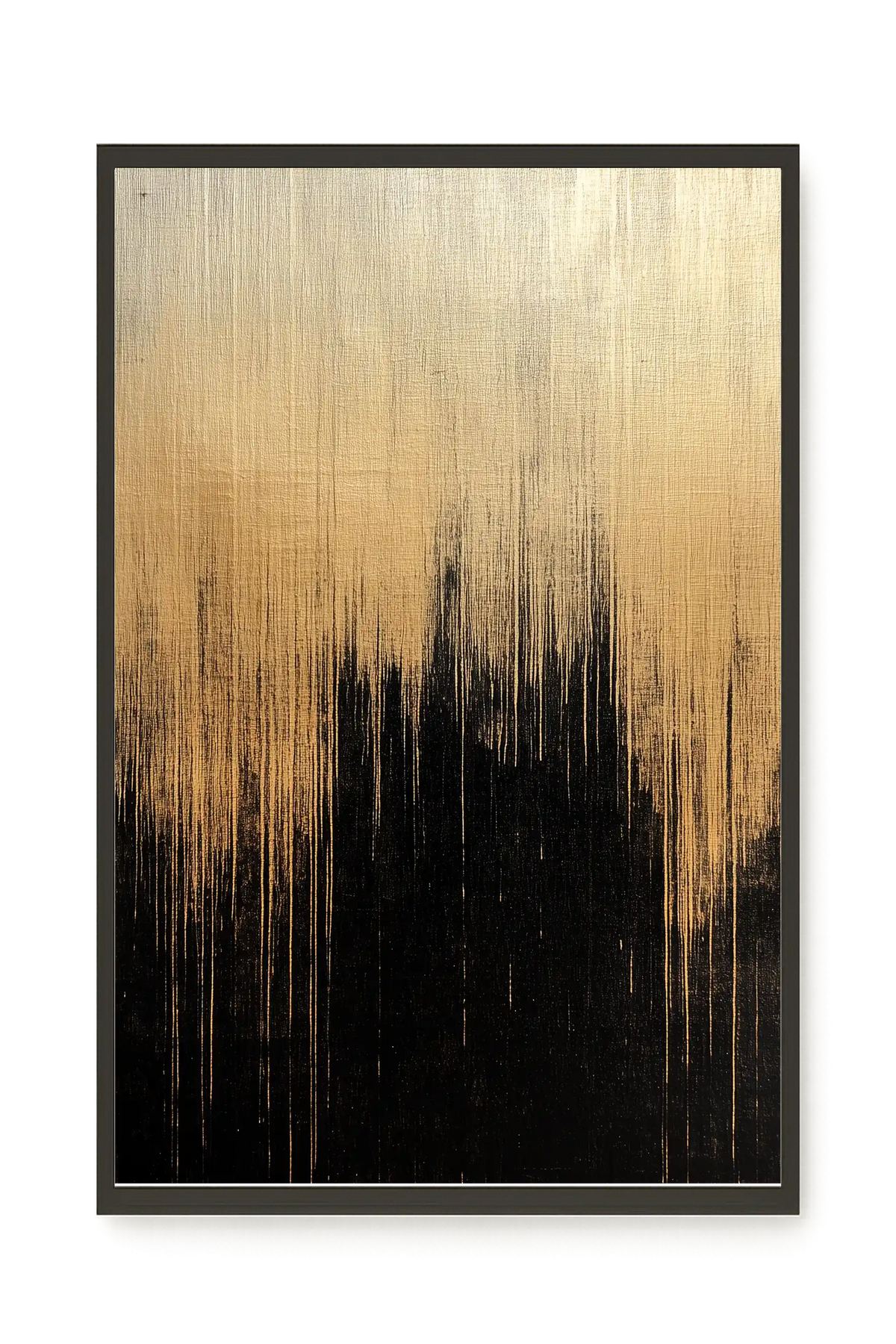 Elegant Dark Abstraction Canvas Wall Art