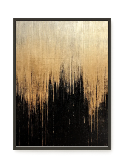 Elegant Dark Abstraction Canvas Wall Art