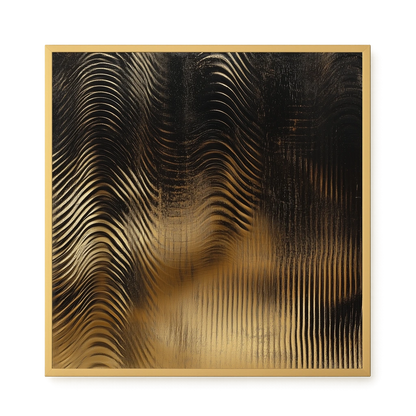 Golden Waves Canvas Print