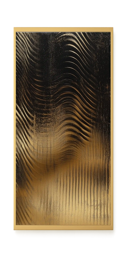 Golden Waves Canvas Print