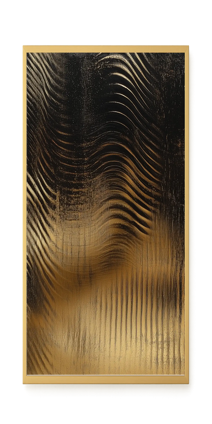 Golden Waves Canvas Print