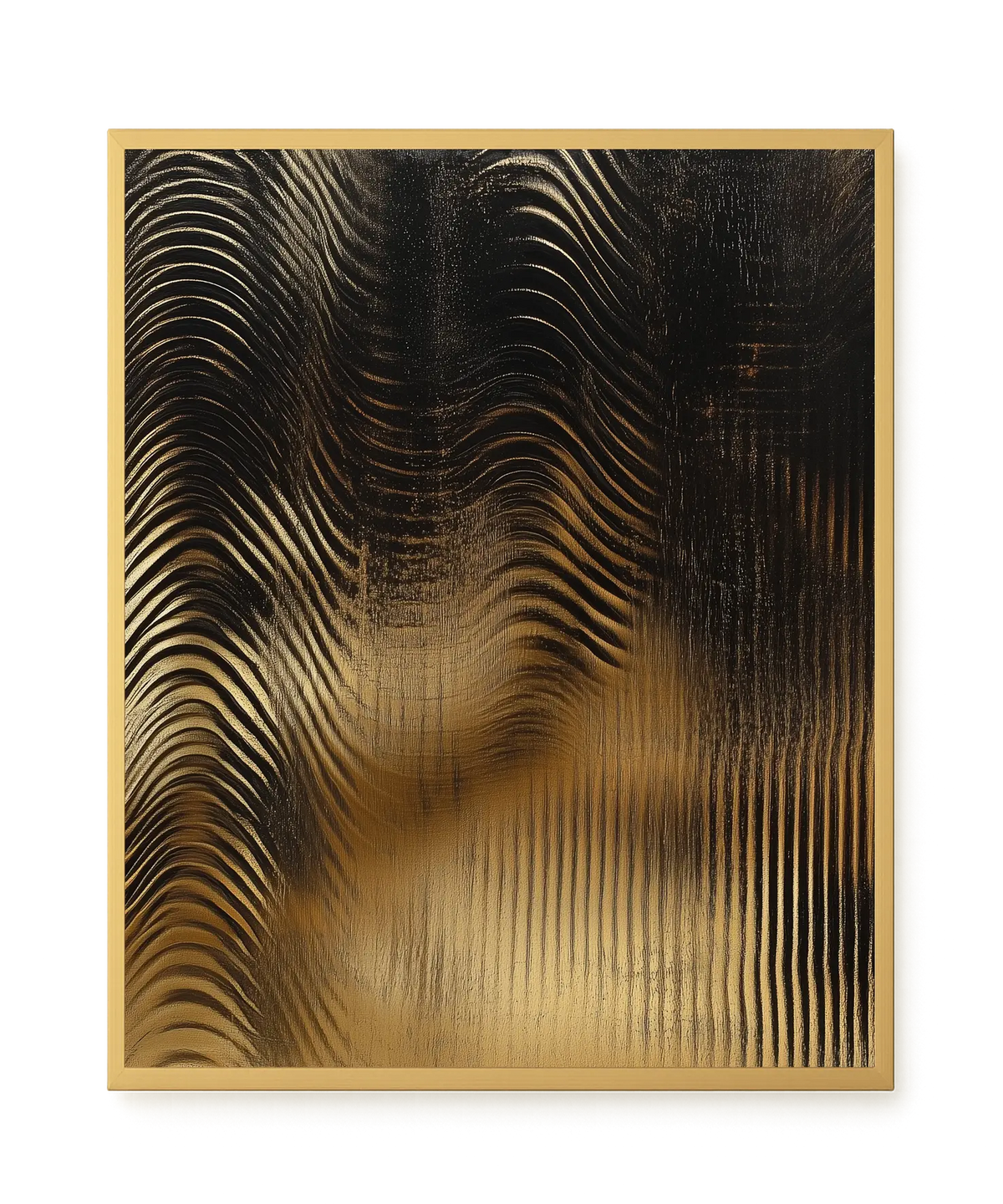 Golden Waves Canvas Print