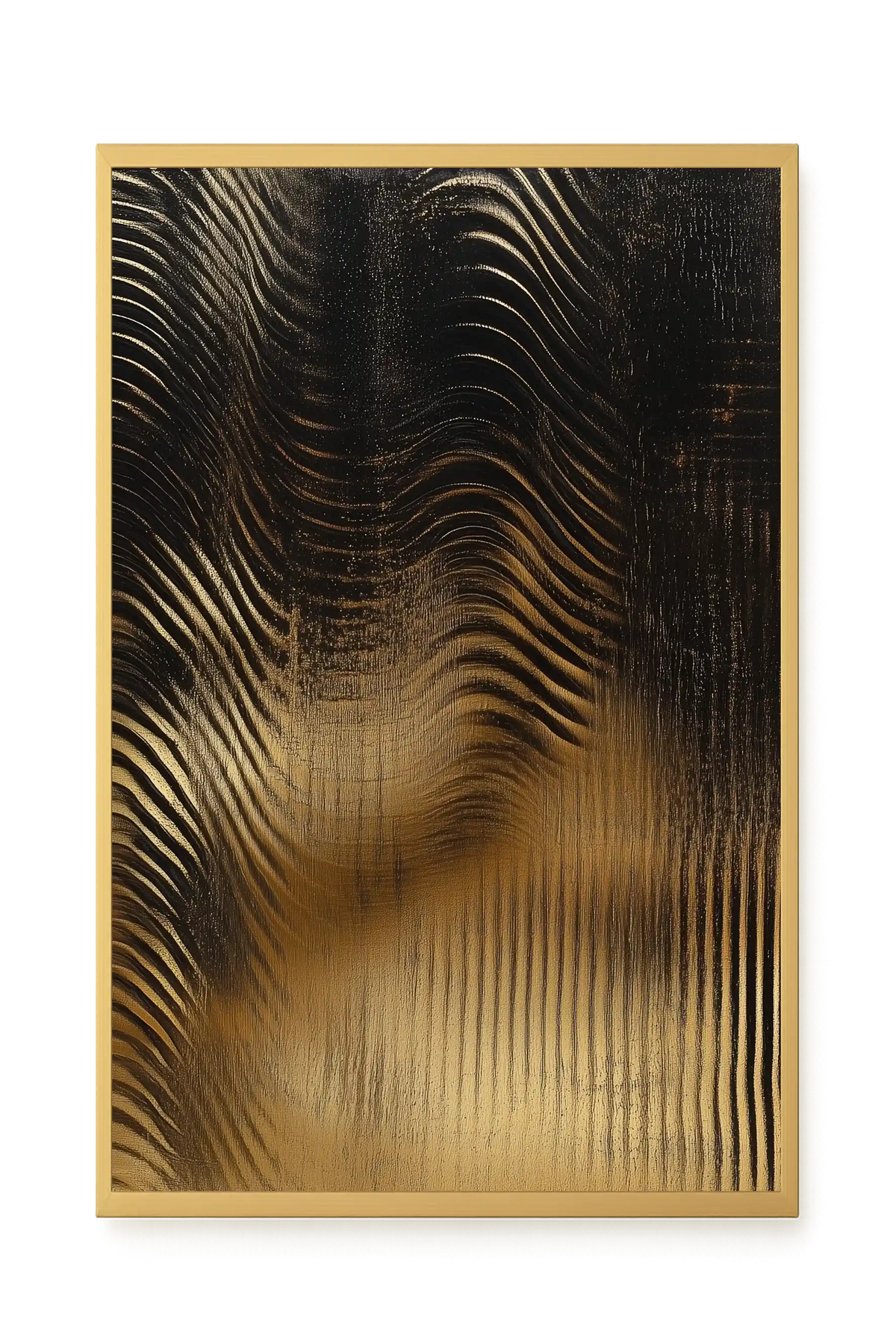 Golden Waves Canvas Print