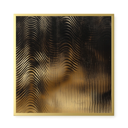 Golden Waves Canvas Print