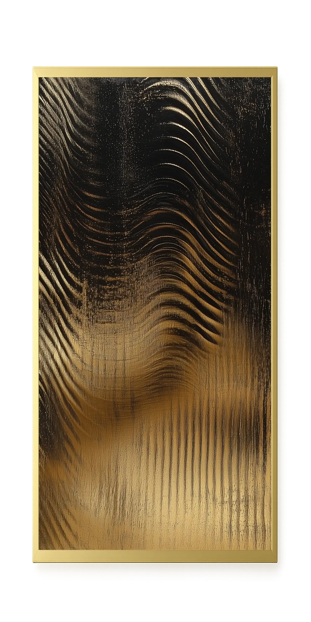 Golden Waves Canvas Print