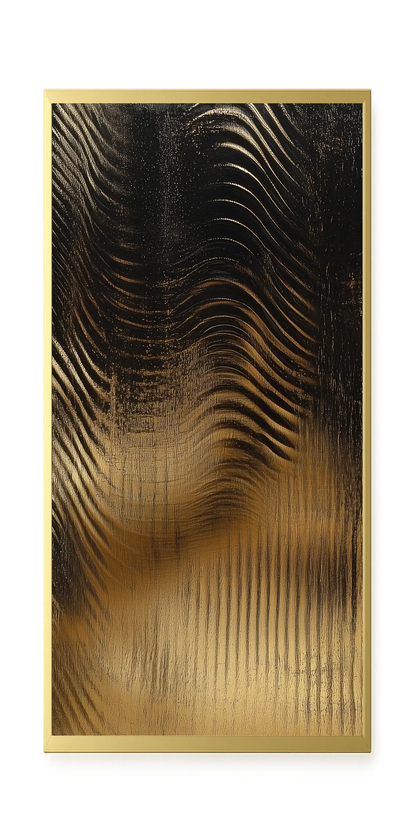 Golden Waves Canvas Print