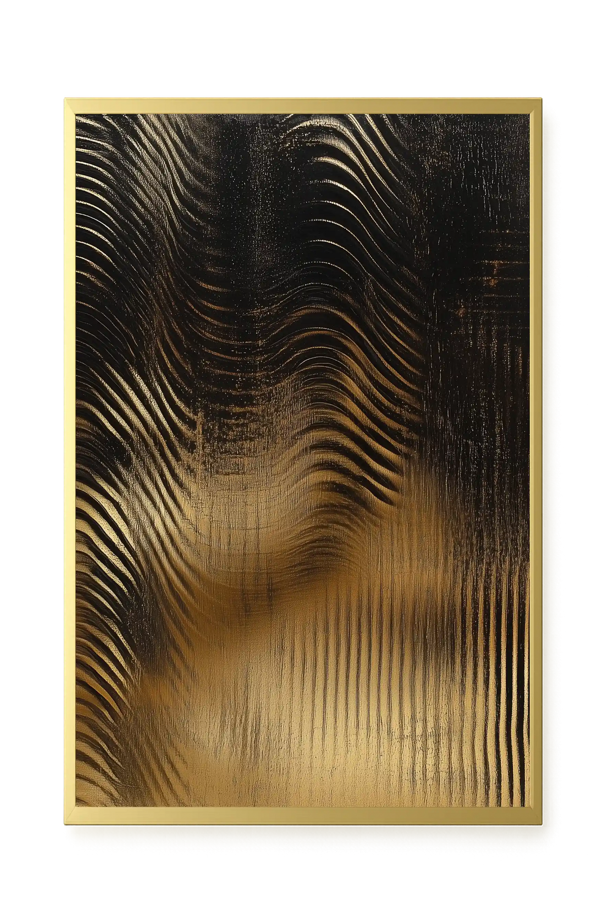 Golden Waves Canvas Print