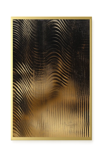 Golden Waves Canvas Print