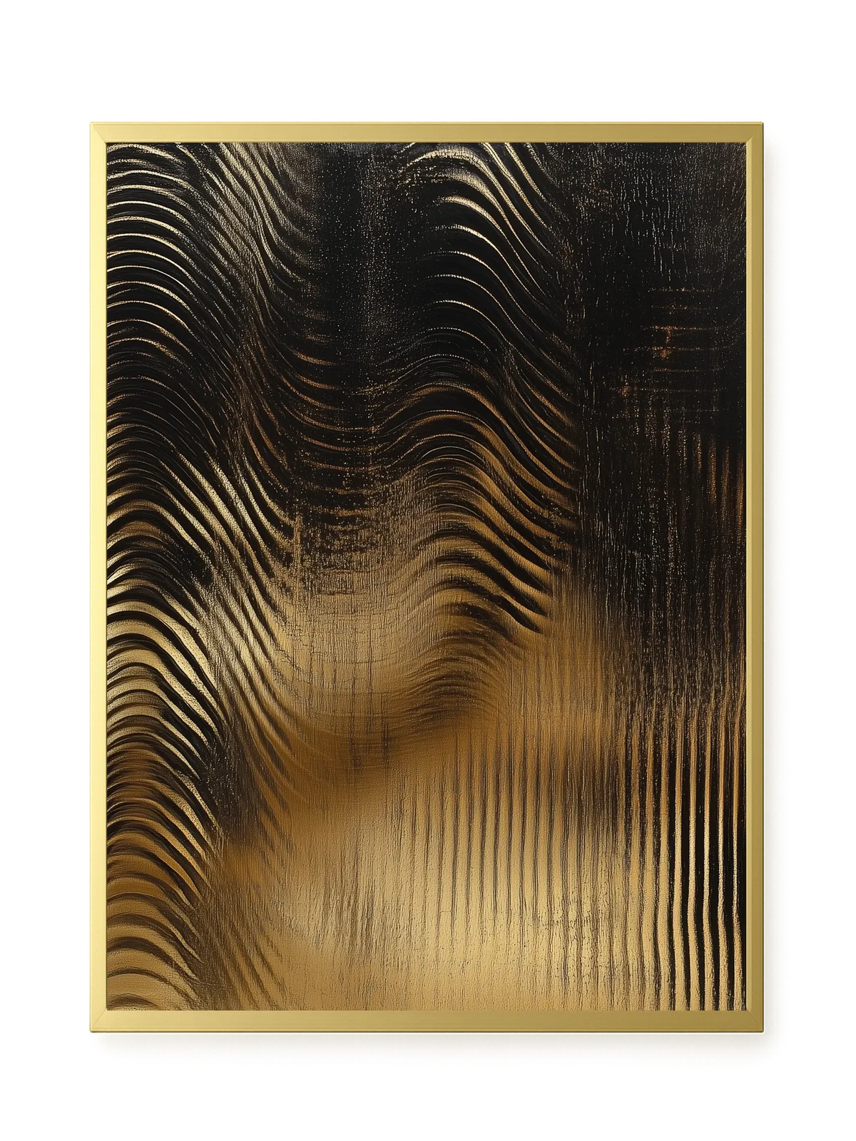Golden Waves Canvas Print
