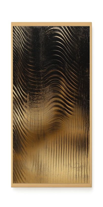 Golden Waves Canvas Print