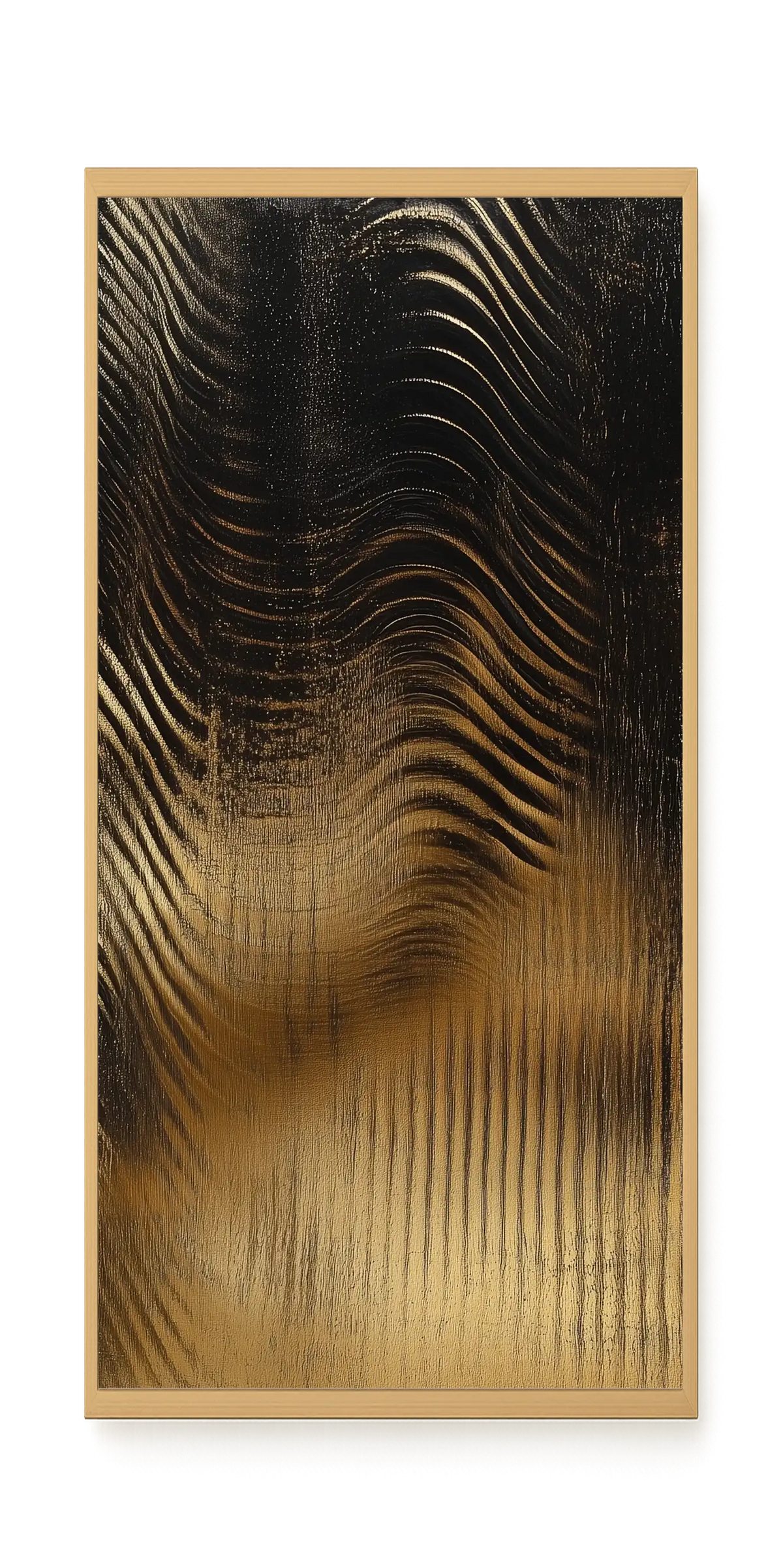 Golden Waves Canvas Print