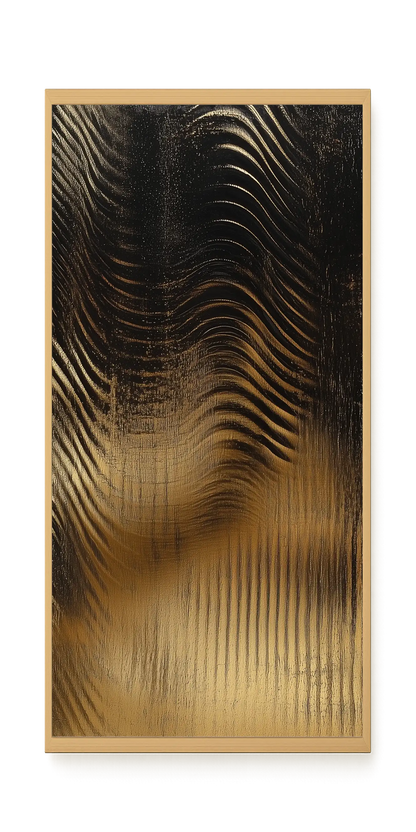Golden Waves Canvas Print