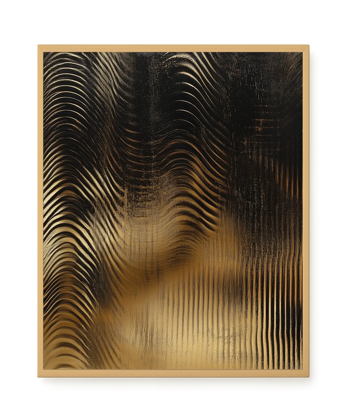 Golden Waves Canvas Print