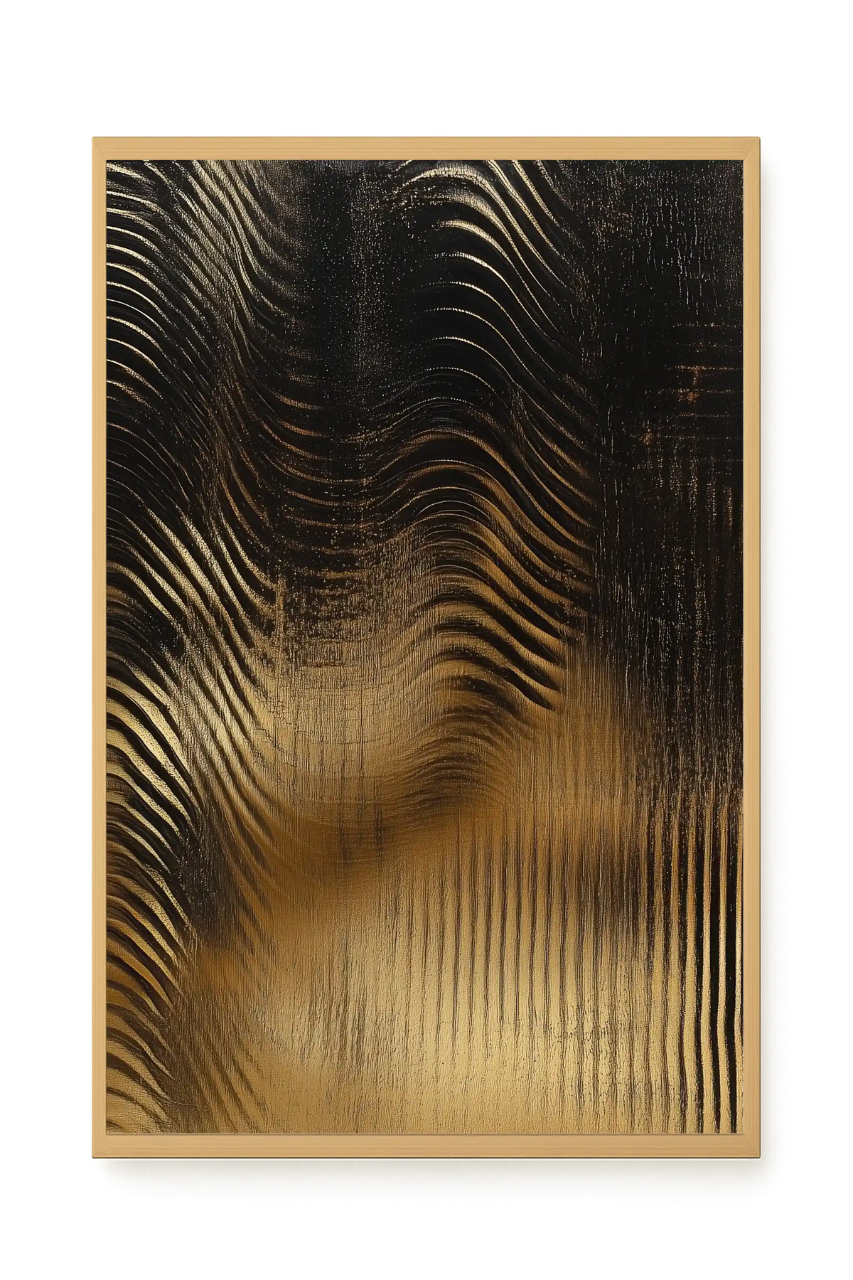 Golden Waves Canvas Print