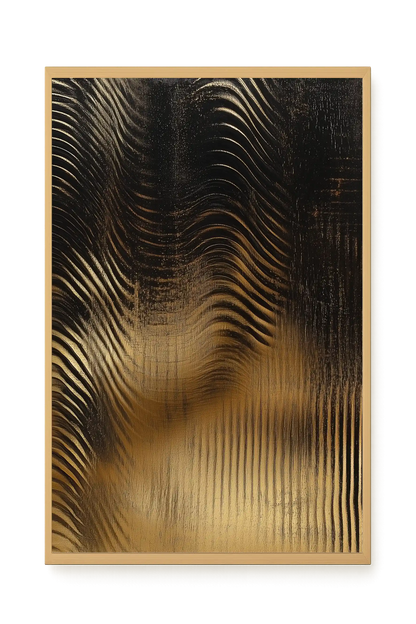 Golden Waves Canvas Print