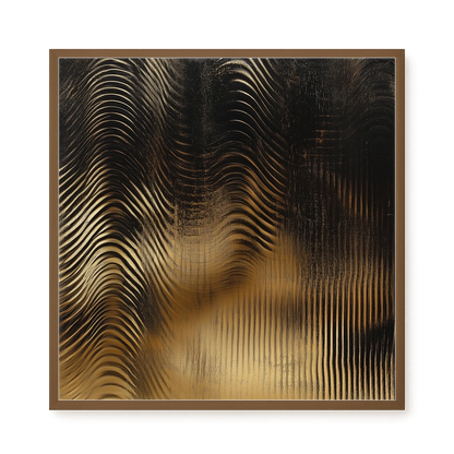 Golden Waves Canvas Print