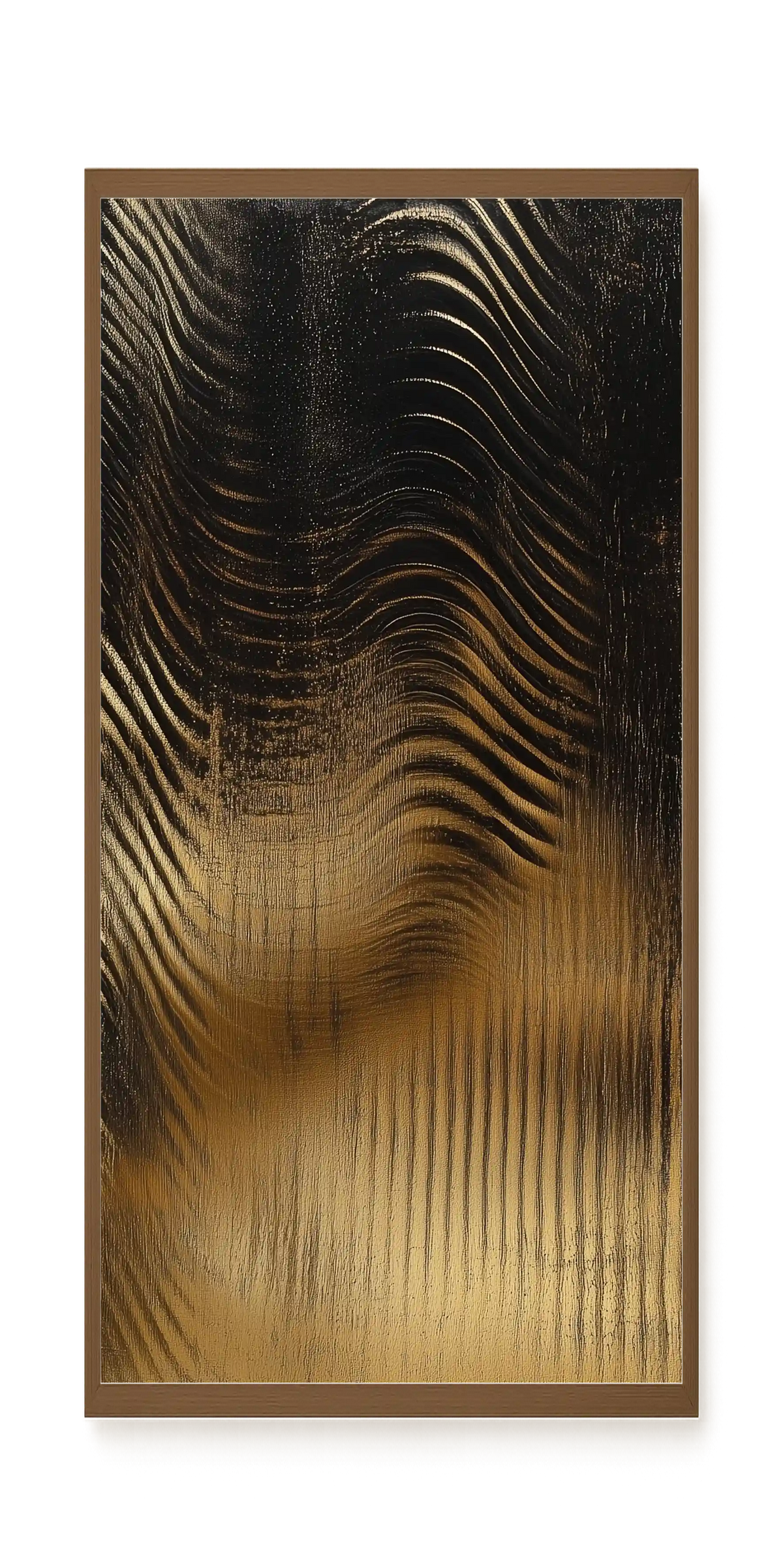 Golden Waves Canvas Print