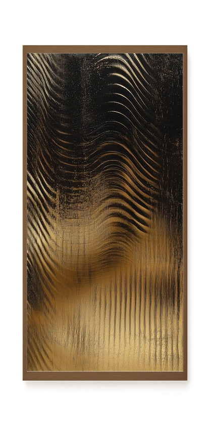 Golden Waves Canvas Print