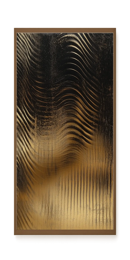 Golden Waves Canvas Print