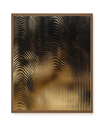 Golden Waves Canvas Print