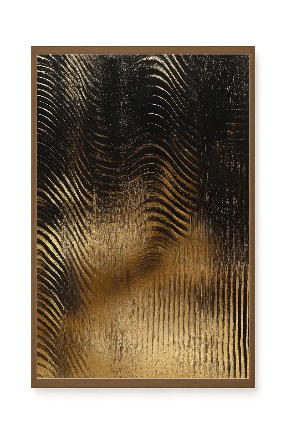 Golden Waves Canvas Print