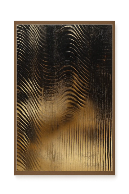 Golden Waves Canvas Print