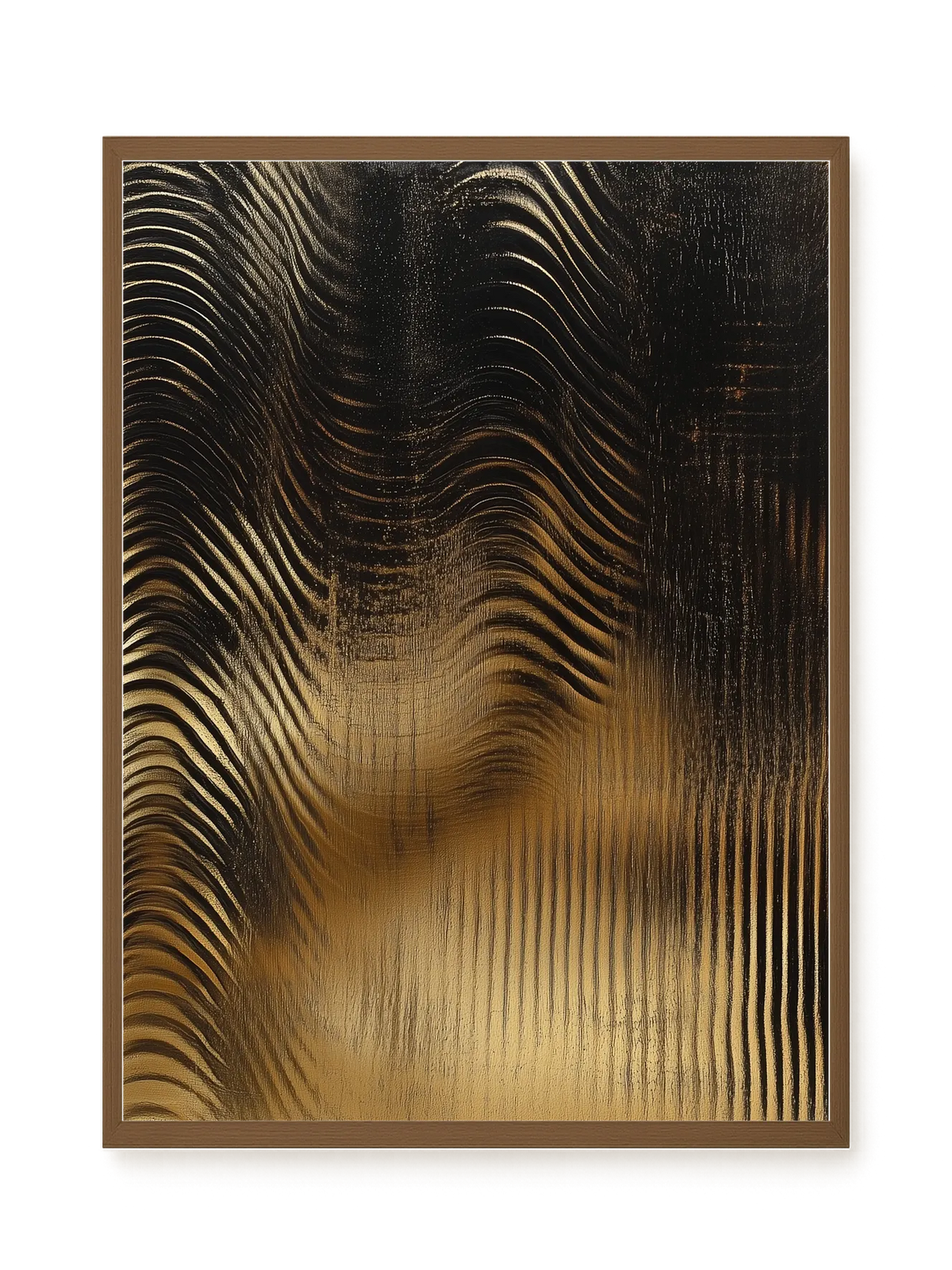 Golden Waves Canvas Print