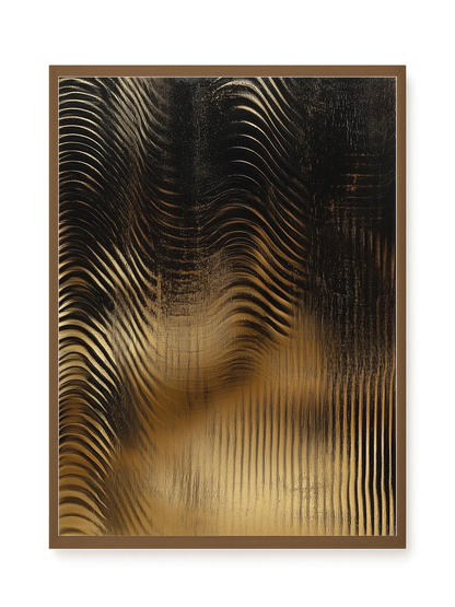Golden Waves Canvas Print