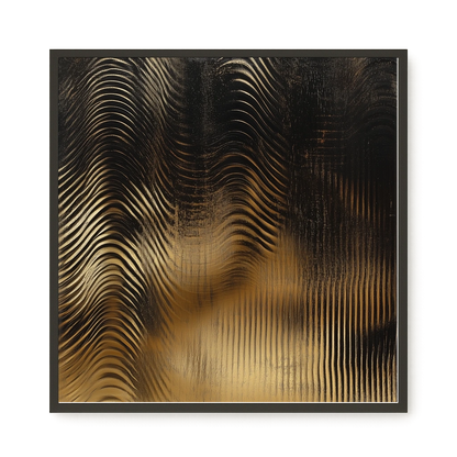 Golden Waves Canvas Print