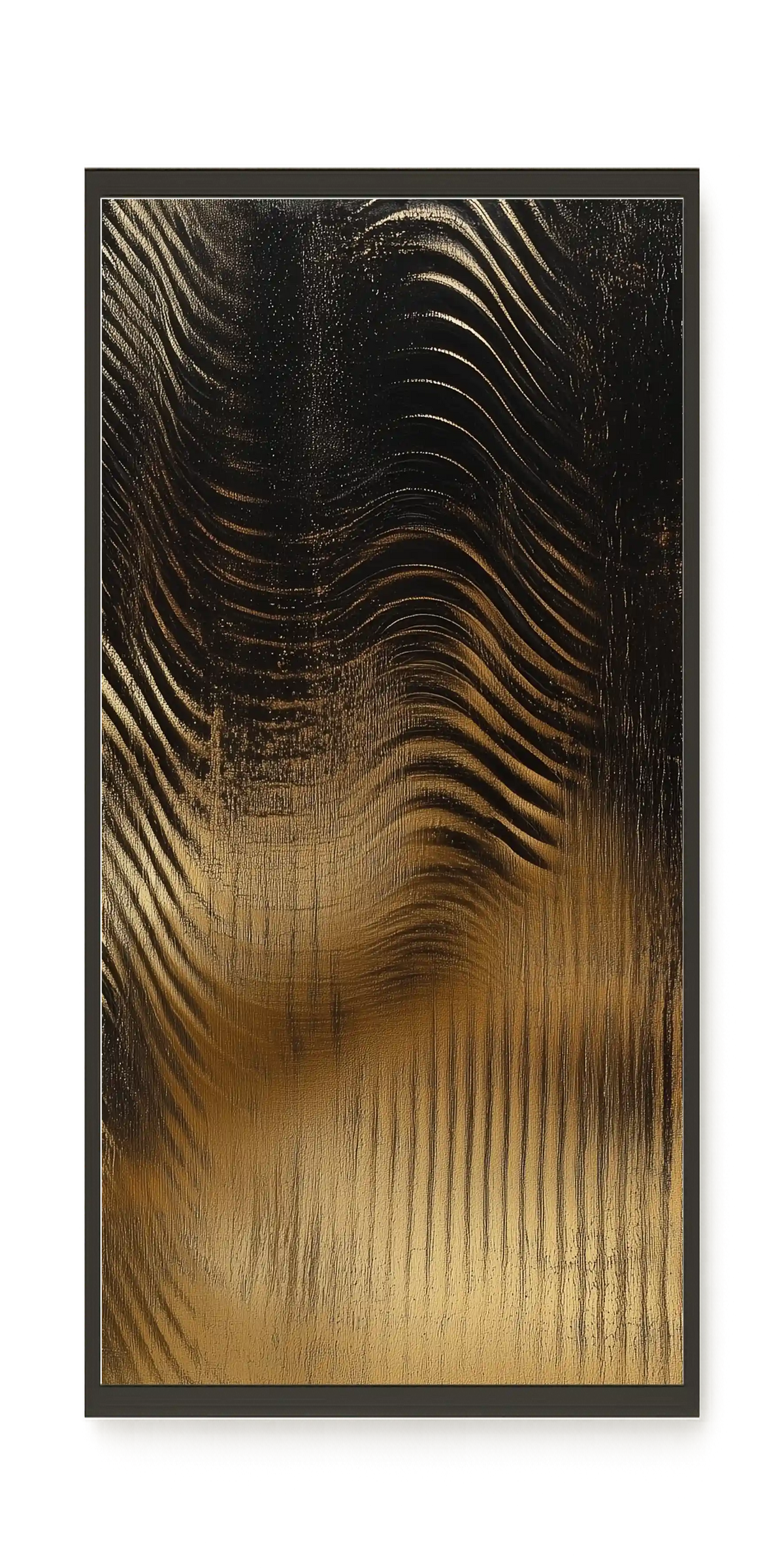 Golden Waves Canvas Print