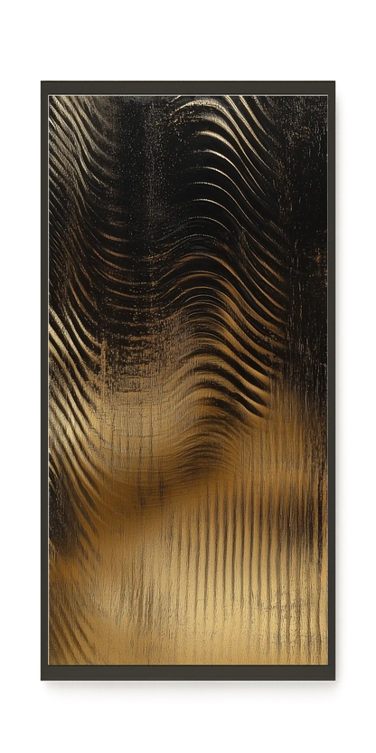 Golden Waves Canvas Print