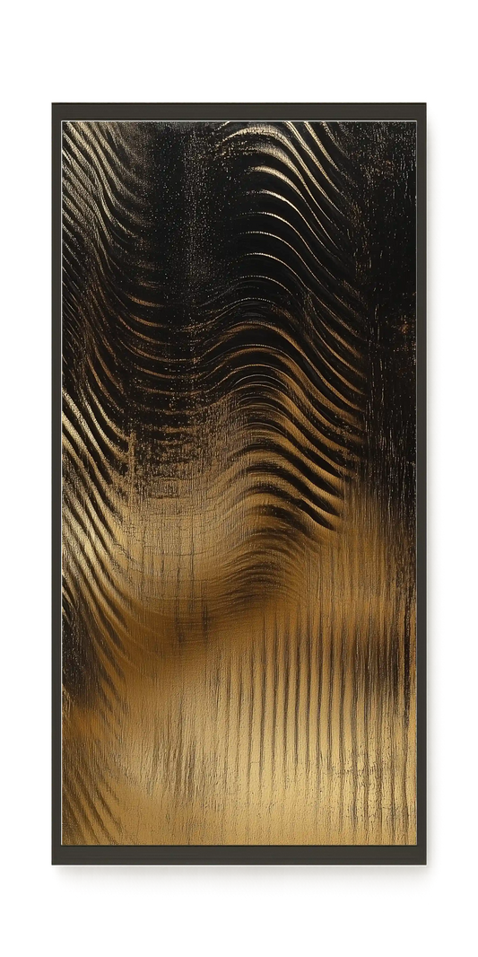 Golden Waves Canvas Print