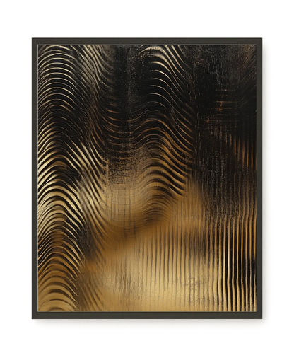 Golden Waves Canvas Print