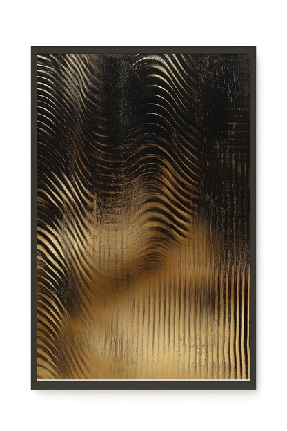 Golden Waves Canvas Print