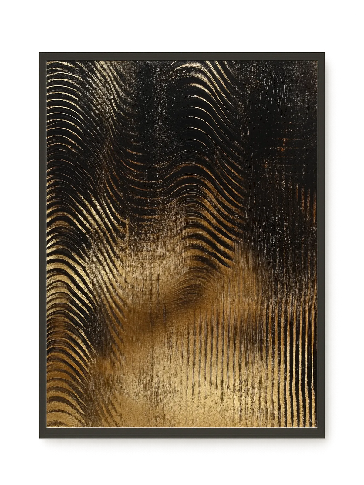 Golden Waves Canvas Print