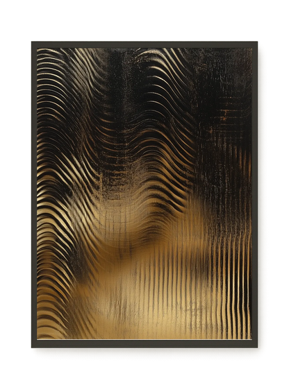 Golden Waves Canvas Print
