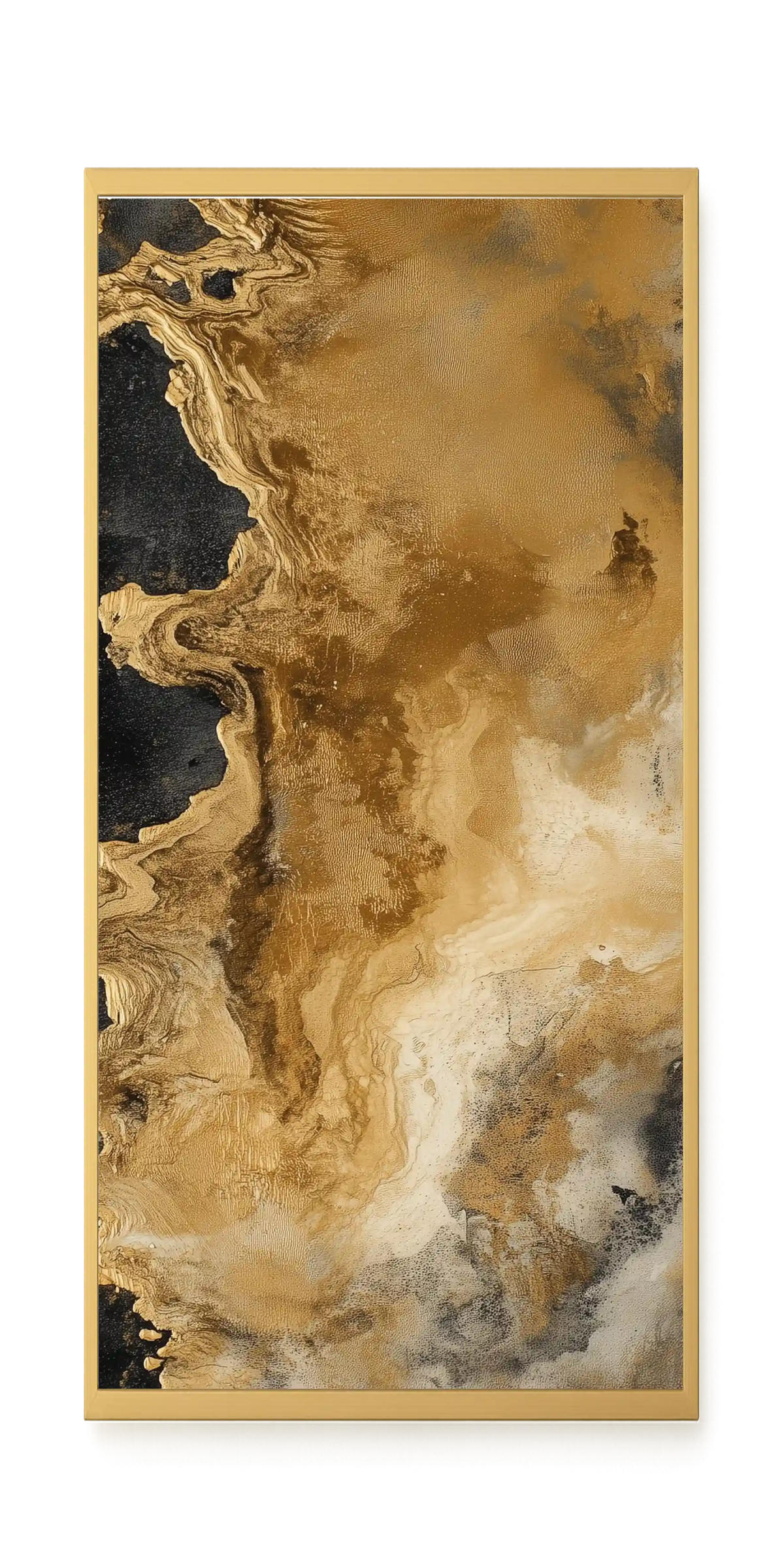 Metallic Flow Canvas Print