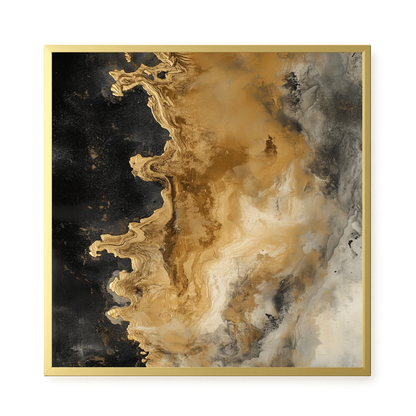 Metallic Flow Canvas Print