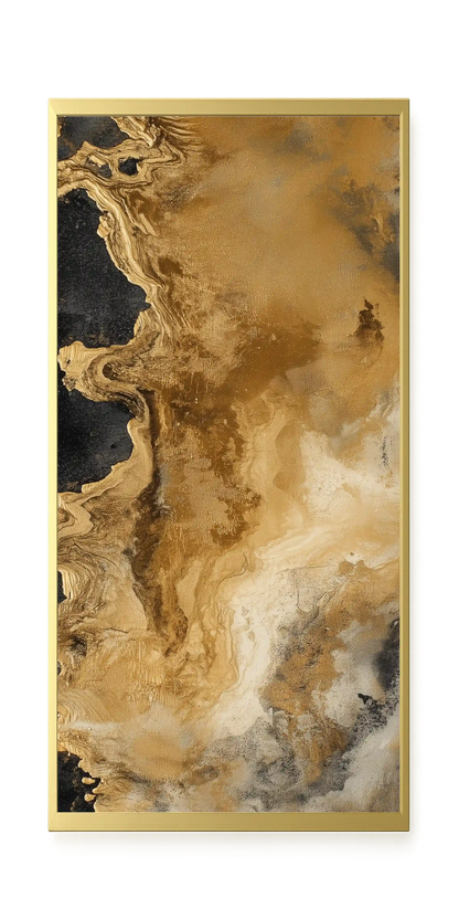 Metallic Flow Canvas Print
