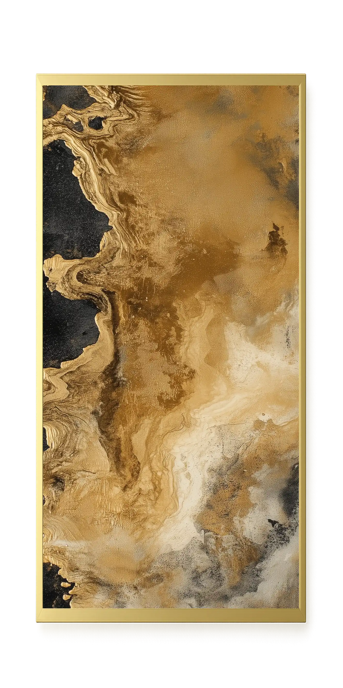 Metallic Flow Canvas Print
