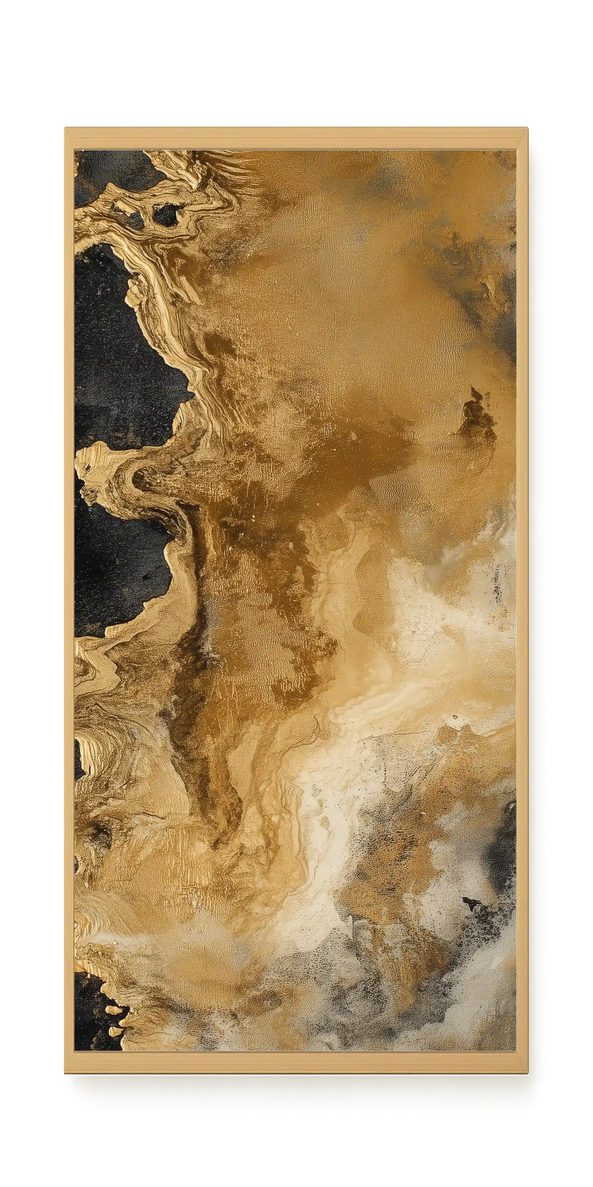 Metallic Flow Canvas Print
