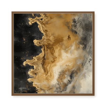 Metallic Flow Canvas Print